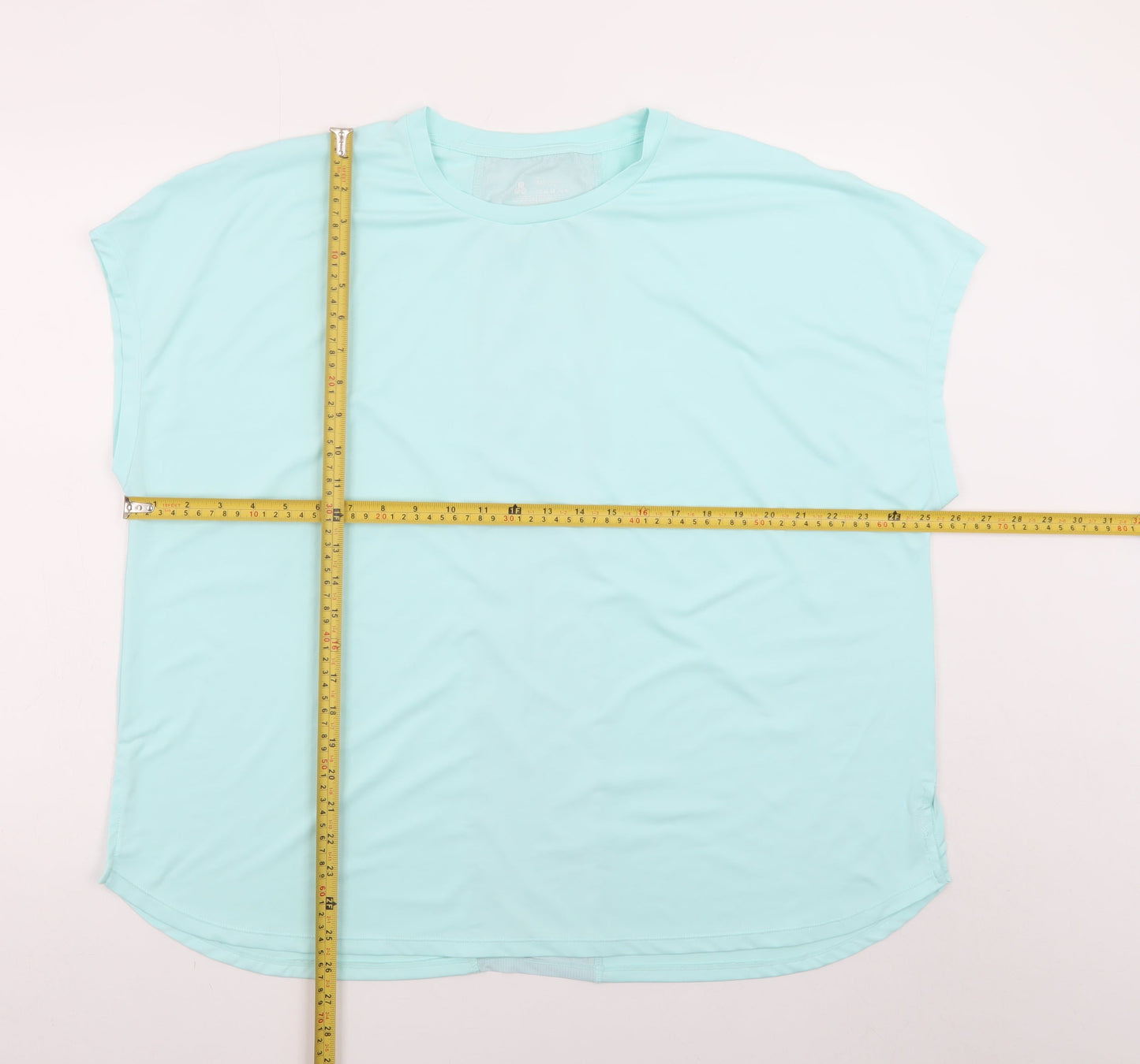 Dunnes Stores Womens Blue XL Basic Sleeveless Stretch T-Shirt