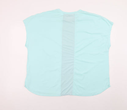 Dunnes Stores Womens Blue XL Basic Sleeveless Stretch T-Shirt