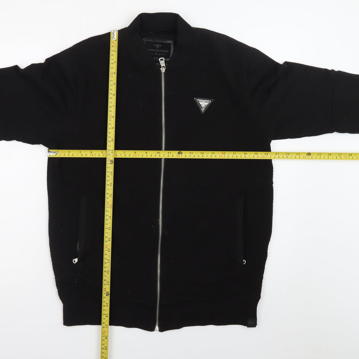 Creative Recreation Men's Black Bomber Jacket Size M Full Zip