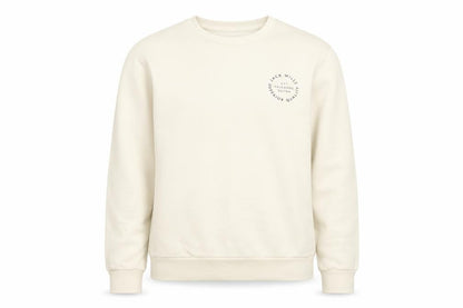 Jack Wills Women's Ivory Crew Neck Pullover Sweatshirt S