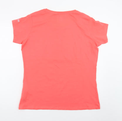 Regatta Womens Pink Floral Cotton T-Shirt Size 18
