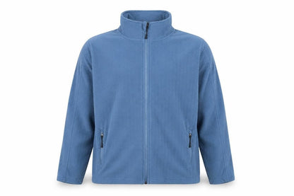 Workwear Mens Blue Fleece Full Zip Jacket L Regular Fit