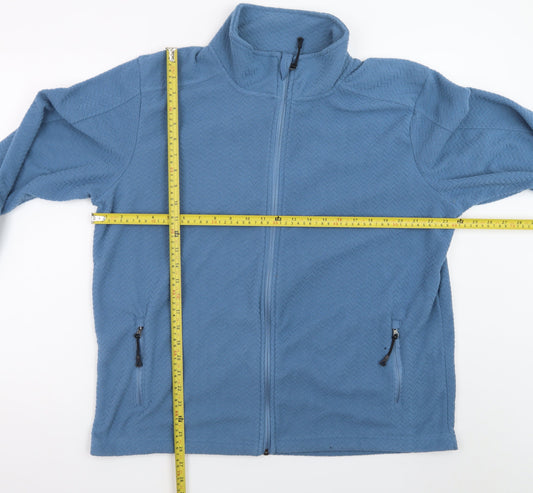Workwear Mens Blue Fleece Full Zip Jacket L Regular Fit