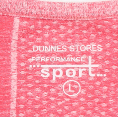 Dunnes Stores Women’s Pink Performance Sport T-Shirt L
