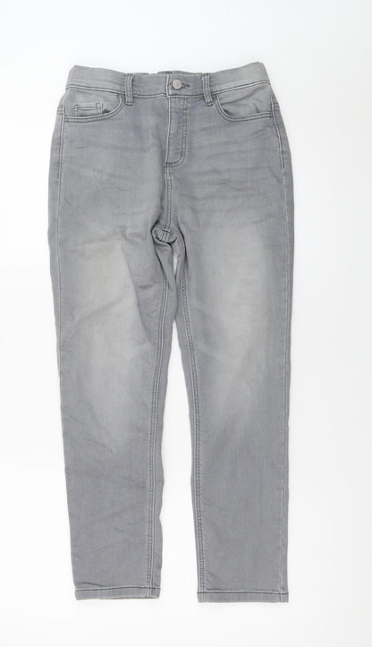 Dunnes Stores Women's Grey Skinny Jeans Size 10 Slim Fit Denim
