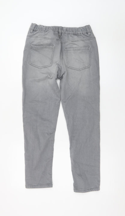 Dunnes Stores Women's Grey Skinny Jeans Size 10 Slim Fit Denim