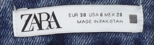 Zara Women Blue Flared Stretch Denim Jeans Size 10