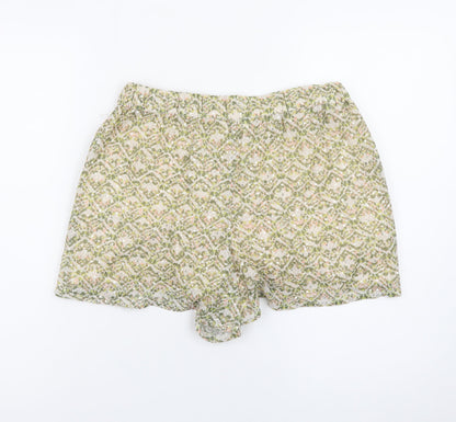 Cotton Club Women’s Multicoloured Bohemian Paperbag Shorts Size S