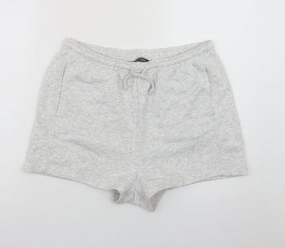Dunnes Stores Women’s Grey Sweat Shorts Size 14 Cotton Blend