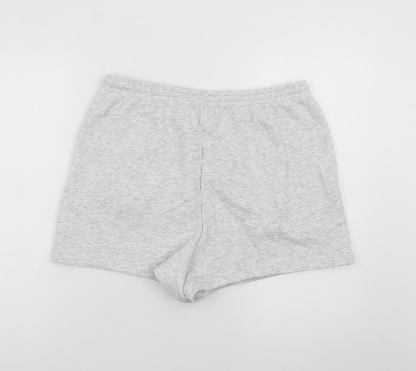 Dunnes Stores Women’s Grey Sweat Shorts Size 14 Cotton Blend