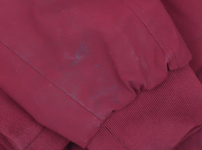 Lerros Men's Red Bomber Jacket L Full Zip Softshell Casual