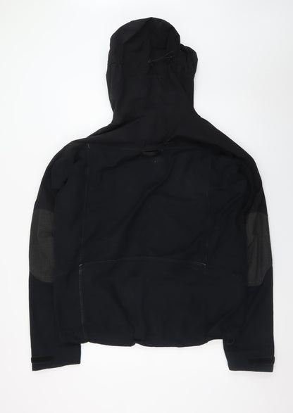 Lundhags Men's Black L Hooded Parka Jacket Windproof Water Resistant