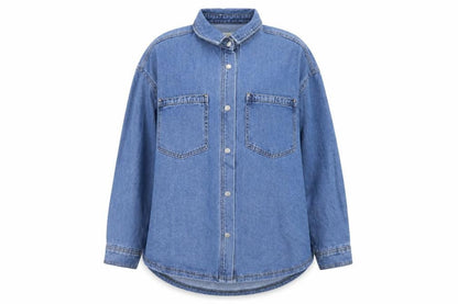 JD Williams Women Blue Denim Cotton Relaxed Fit Jacket Size 18