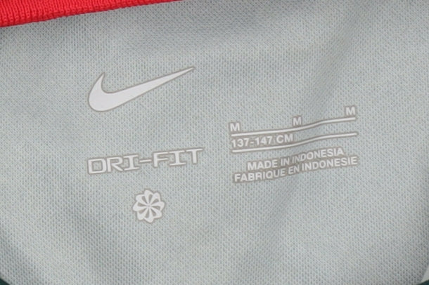Nike Boys Green Liverpool FC Dri-FIT Football Jersey T-Shirt Size M