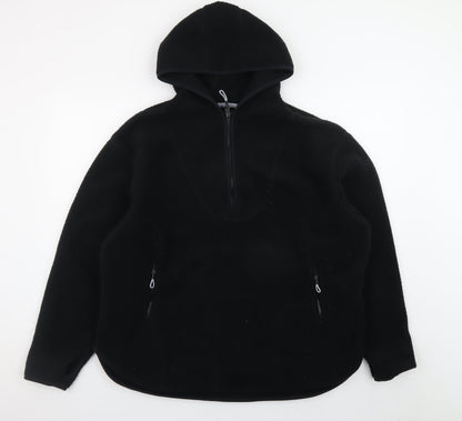 Dunnes Stores Men's Black Fleece Pullover Hoodie Large