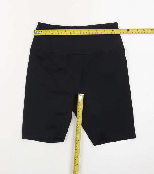 Slazenger Women's Black Biker Activewear Shorts Size 6