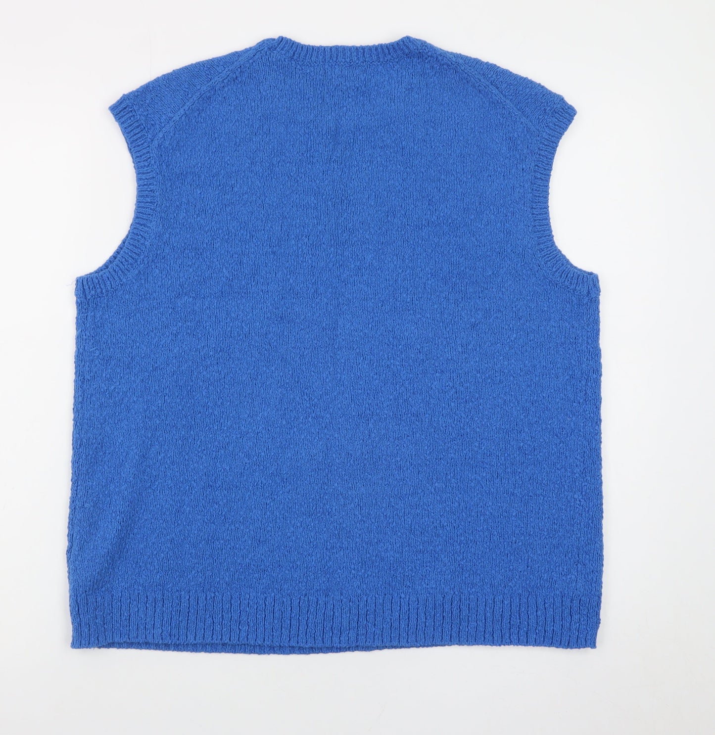Weekday Women's Blue Knit Sleeveless Tank Top Size S