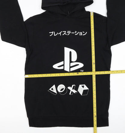 PlayStation Boys Black Pullover Hoodie 14-15 Years Hooded Sweatshirt