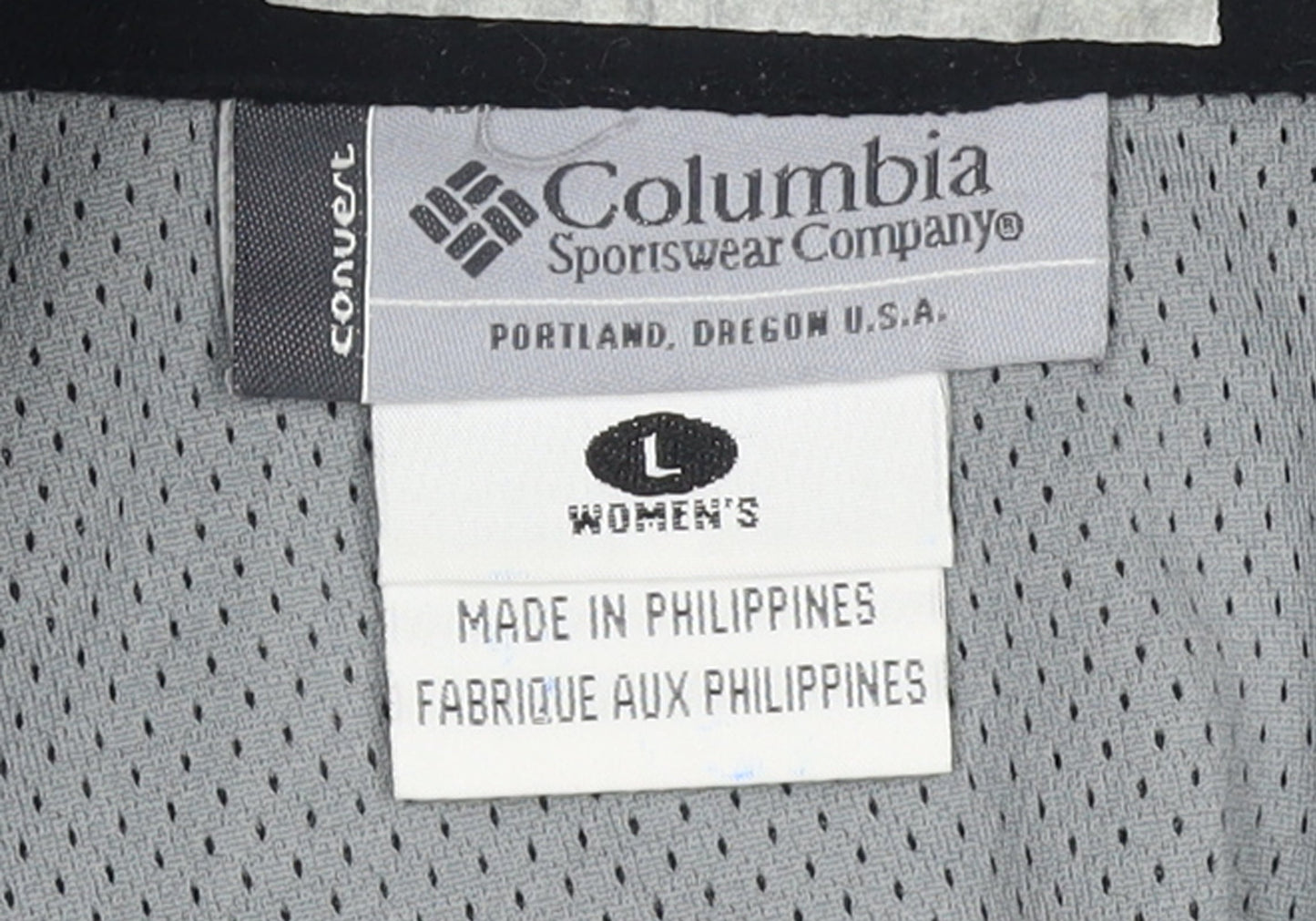 Columbia Women's Black Soft Shell Fleece Jacket Size L