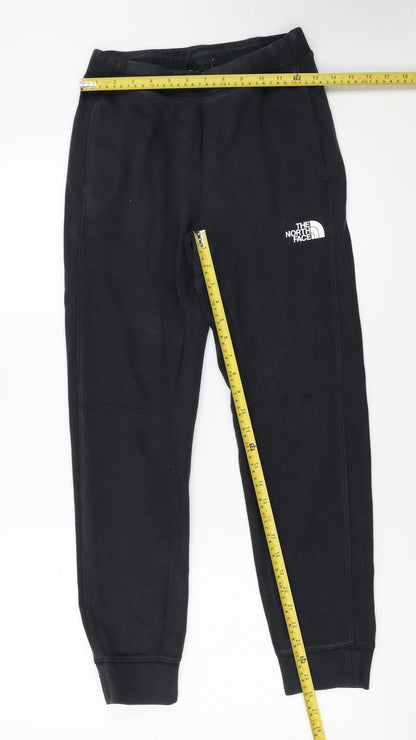 The North Face Boys Black L Jogger Sweatpants Elastic Waist Fleece