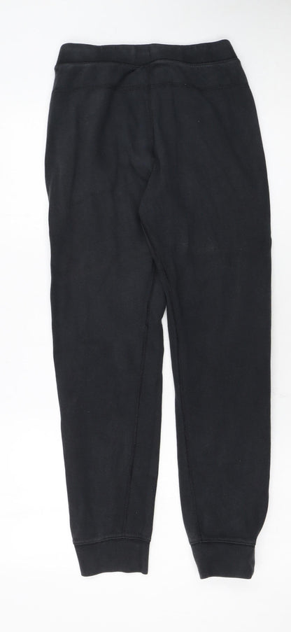 The North Face Boys Black L Jogger Sweatpants Elastic Waist Fleece
