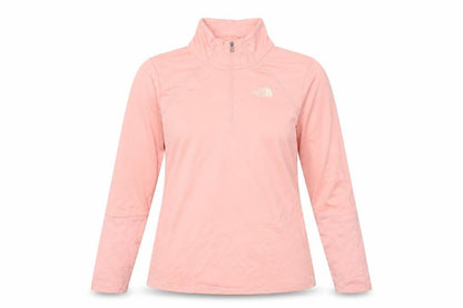 The North Face Women's Pink 1/4 Zip Pullover Sweatshirt Size M