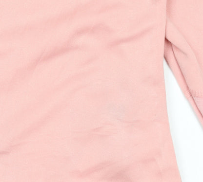 The North Face Women's Pink 1/4 Zip Pullover Sweatshirt Size M