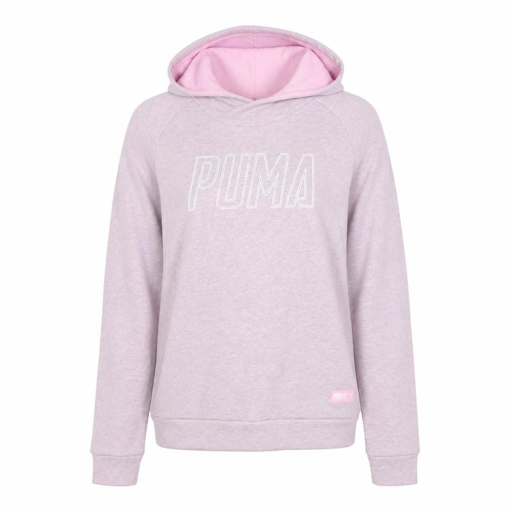 Puma Women's Pink Pullover Hoodie Small Cotton Blend