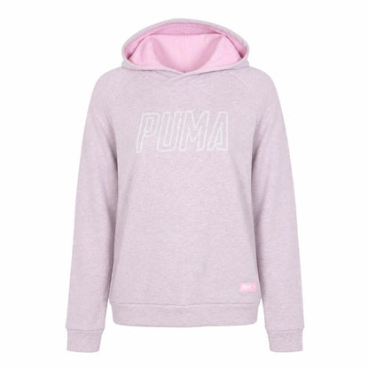 Puma Women's Pink Pullover Hoodie Small Cotton Blend