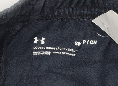Under Armour Men's Black Jogger Sweatpants Size S Relaxed Fit