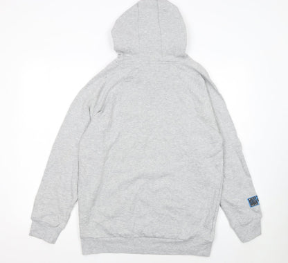 NFL Team Apparel Men's Grey Carolina Panthers Pullover Hoodie M