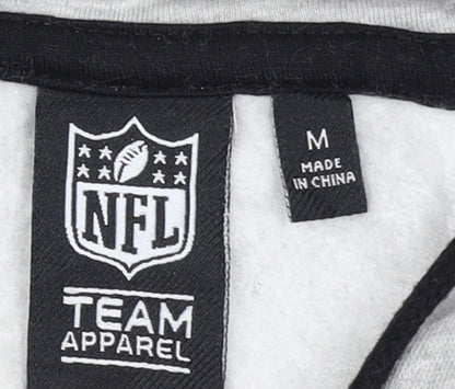 NFL Team Apparel Men's Grey Carolina Panthers Pullover Hoodie M