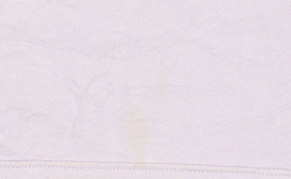 Levi's Girls Purple Pullover Hoodie S Logo Graphic Cotton Sweatshirt