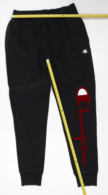 Champion Men's Black Reverse Weave Joggers Size L