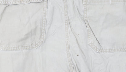 Lee Men's Beige Chino Straight Fit Cotton Trousers 36W 34L