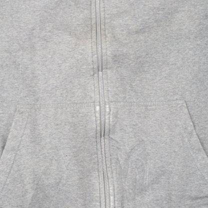 Nike Men's Grey Full Zip Hoodie 2XL Regular Fit Sportswear