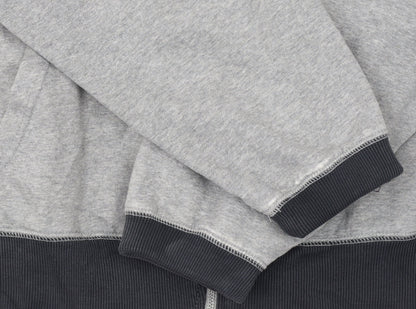 Nike Men's Grey Full Zip Hoodie 2XL Regular Fit Sportswear