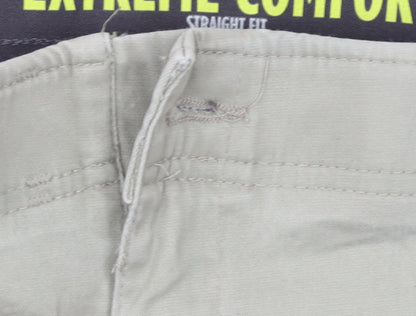 Lee Mens Beige Chino Trousers 42x30 Straight Fit Cotton Blend