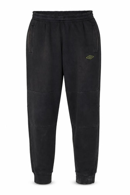 Umbro Men Black XL Jogger Trousers Fleece Lined Tapered Fit