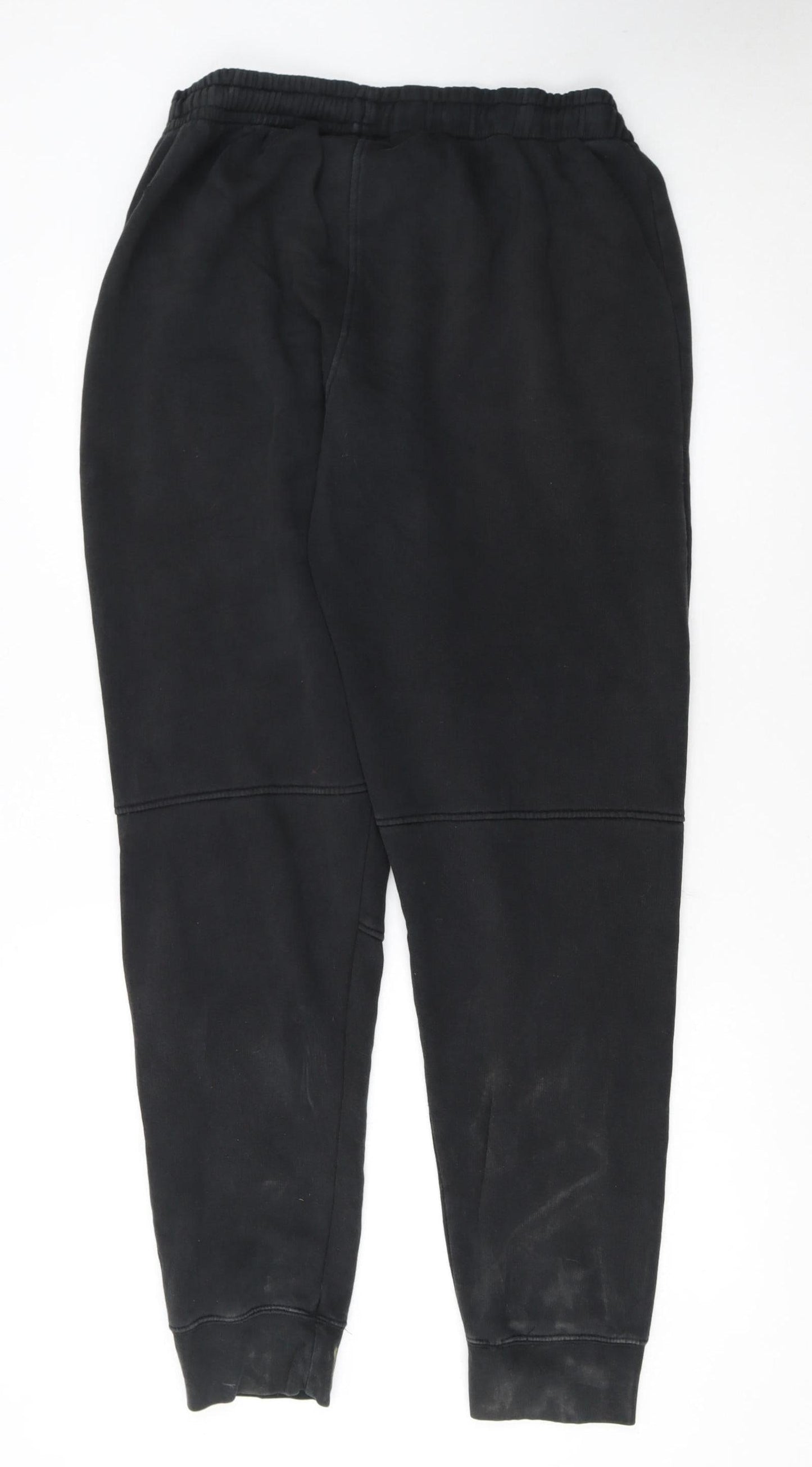 Umbro Men Black XL Jogger Trousers Fleece Lined Tapered Fit