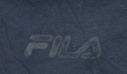 Fila Men's Blue Full Zip Hoodie Size S Regular Fit