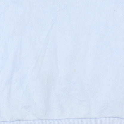 Ellesse Boys Blue Colourblock Logo Sweatshirt 13-14 Years Pullover Crew Neck