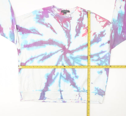 Primark Women’s Multicoloured Tie-Dye Pullover Sweatshirt L