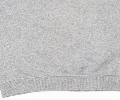 Champion Girls Grey Large 11-12 Years Pullover Crew Neck Sweatshirt