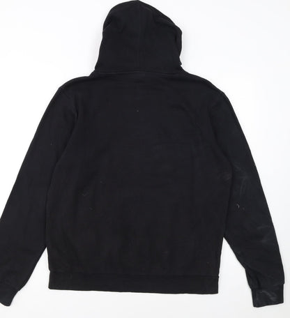 Champion Boys Black Pullover Hoodie 15-16 Years Logo Fleece Sweatshirt