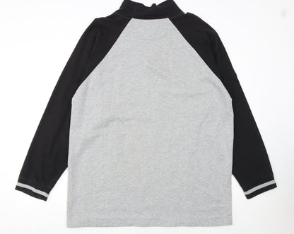 Nautica Men's Grey 1/4 Zip Pullover Sweatshirt XL