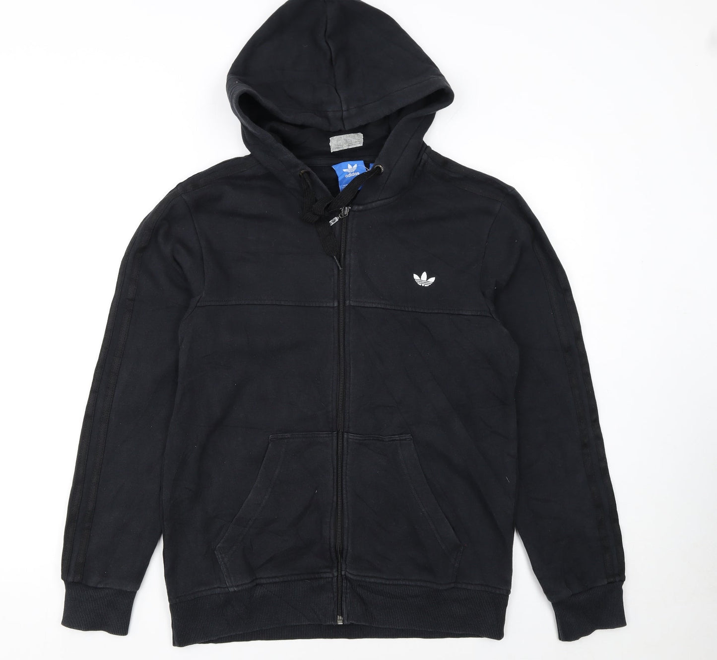 Adidas Men's Black Full Zip Hoodie Small Sportswear Fleece Jacket
