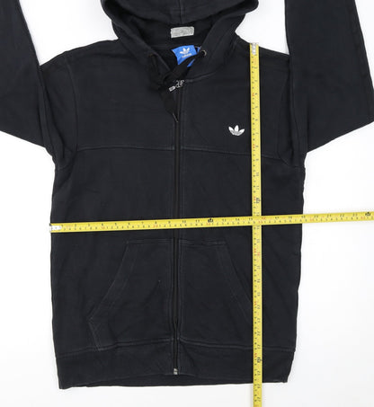 Adidas Men's Black Full Zip Hoodie Small Sportswear Fleece Jacket
