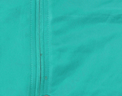 Puma Boys Green Track Jacket 14 Years Full Zip Lightweight Sportswear