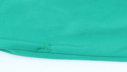 Puma Boys Green Track Jacket 14 Years Full Zip Lightweight Sportswear